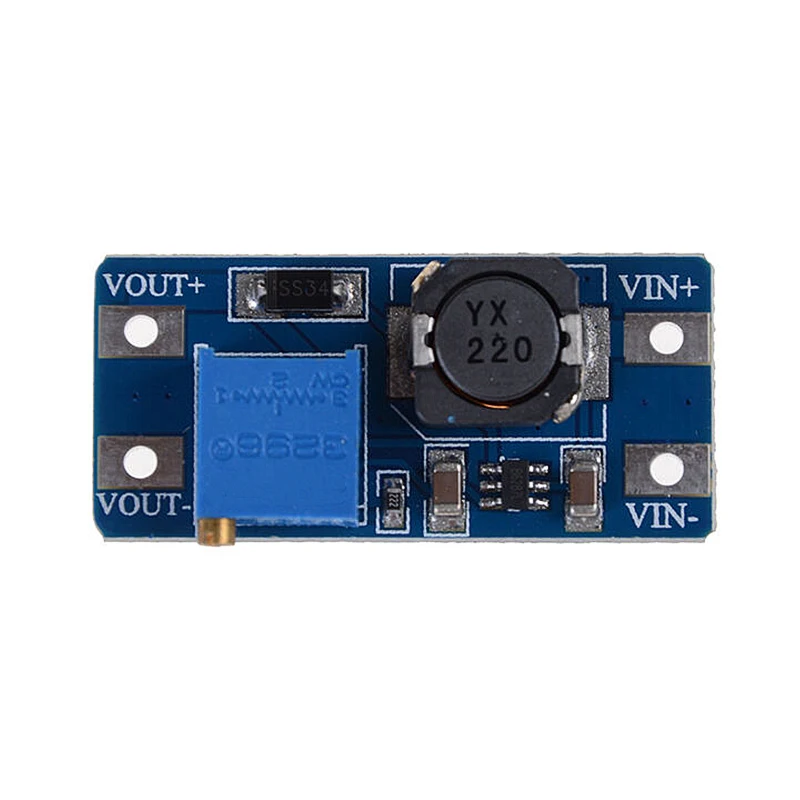 

MT3608 DC-DC Step Up Converter Power Supply 2A Booster Netzteil Module Boost-Step-up Board MAX Ausgang 3V/5V To 5V/9V/12V/24V