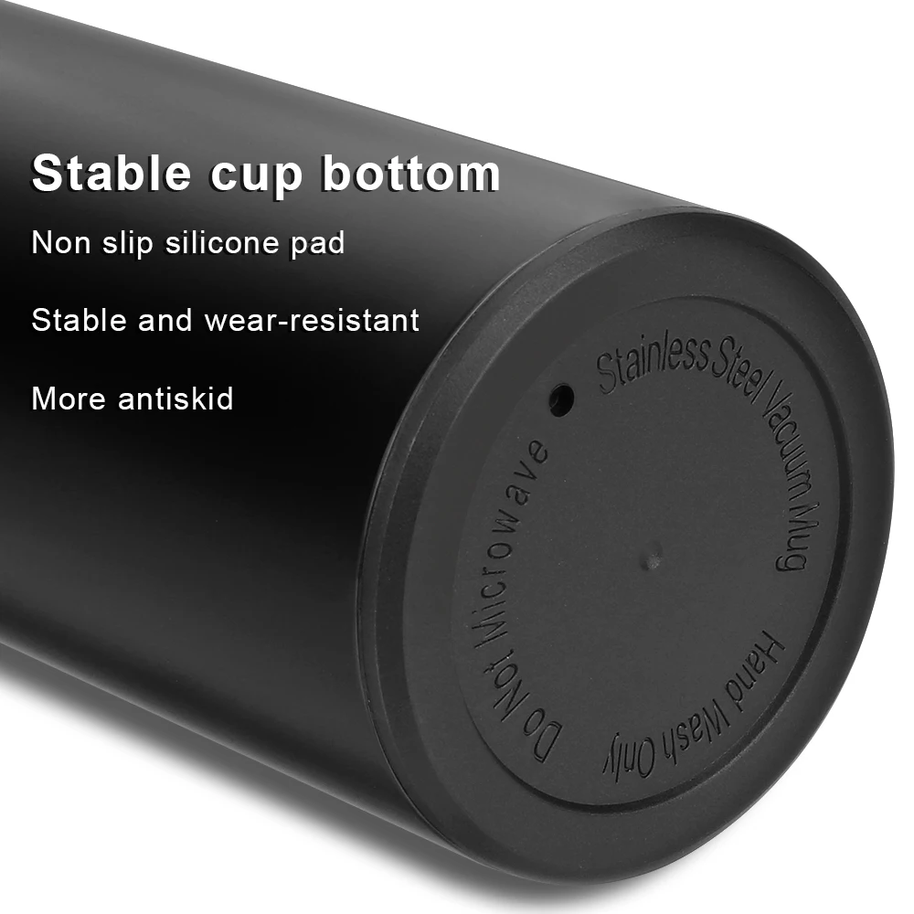 HOOMIN Smart Insulation Cup Stainless Steel Intelligent Thermos Led Digital Temperature Display 500ML |
