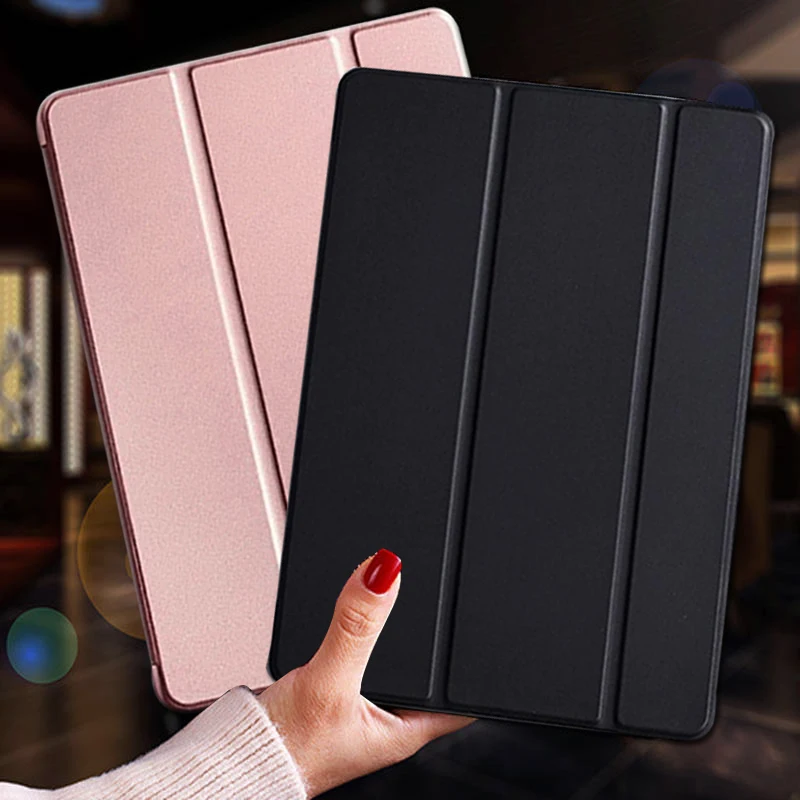 Smart Case for iPad 9.7 2018 2017 fundas Magnetic Pu Leather Stand Cover for iPad 10.2 5th 6th Air 1 2 3 4 5 7 8 9 10 Generation