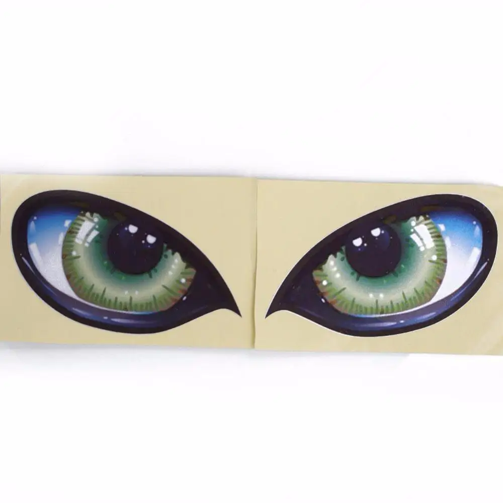 3D стерео наклейки для автомобиля кошачий глаз креативные автомобильные зеркала