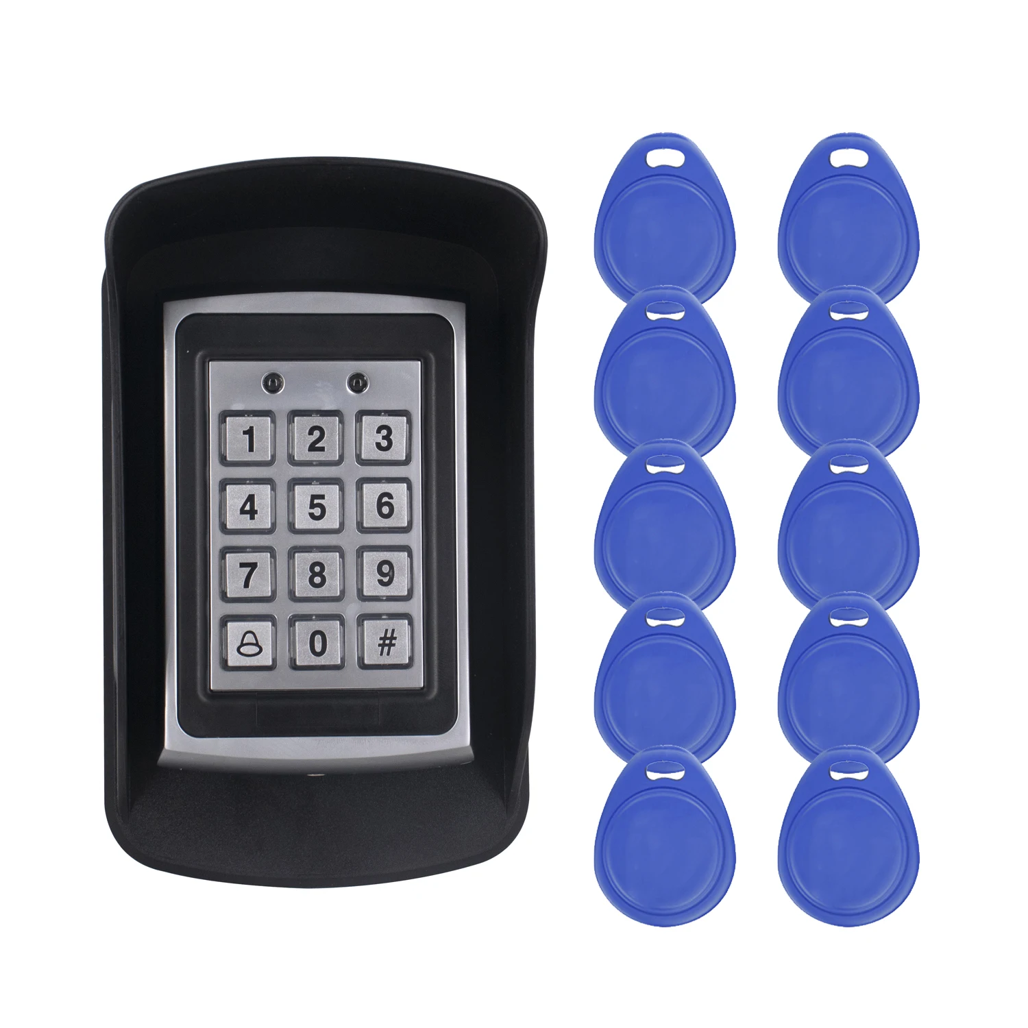 Металлический рчид Устройство для считывания карточек контроля доступа