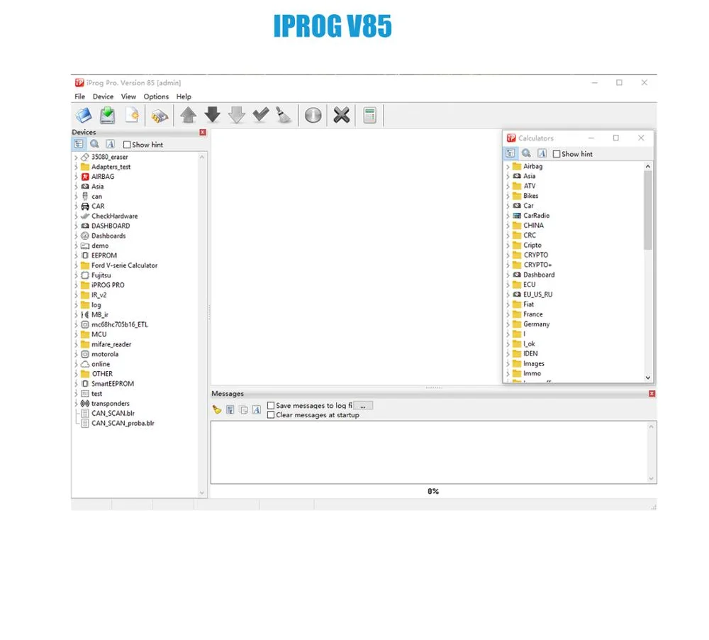 

Программное обеспечение Iprog Pro V85 с поддержкой IMMO, пробег Airba, замена Carprog/Digiprog