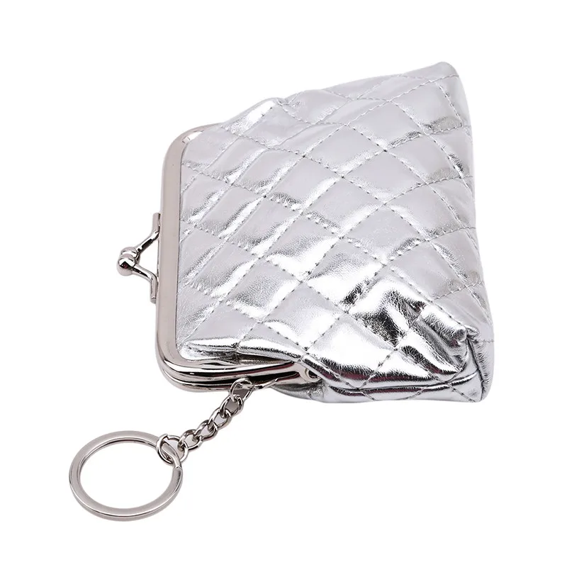 

Multicolor Women PU Mini Coin Purse Female Cloth Buckle Coin Bag Cute Little Wallet Key Bag Candy Bag