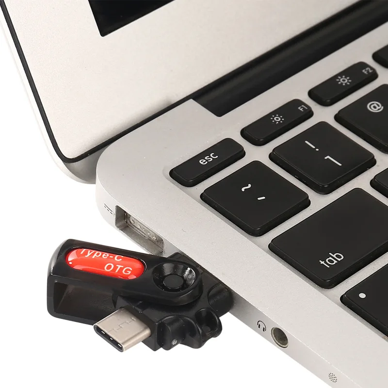 

New Hot Type-c Mini USB2.0 Card Reader Phone Audio SD Card Reader Portable Car OTG Card Reader