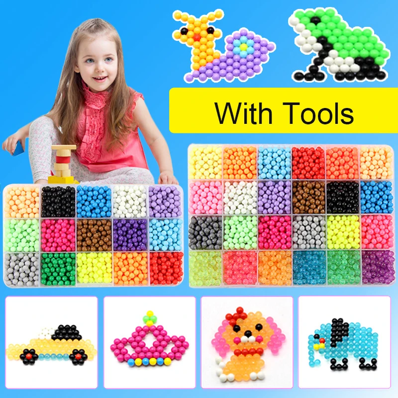 Новинка 6000 шт. волшебные бусины для творчества 3D пазл Детские hama игрушки детская