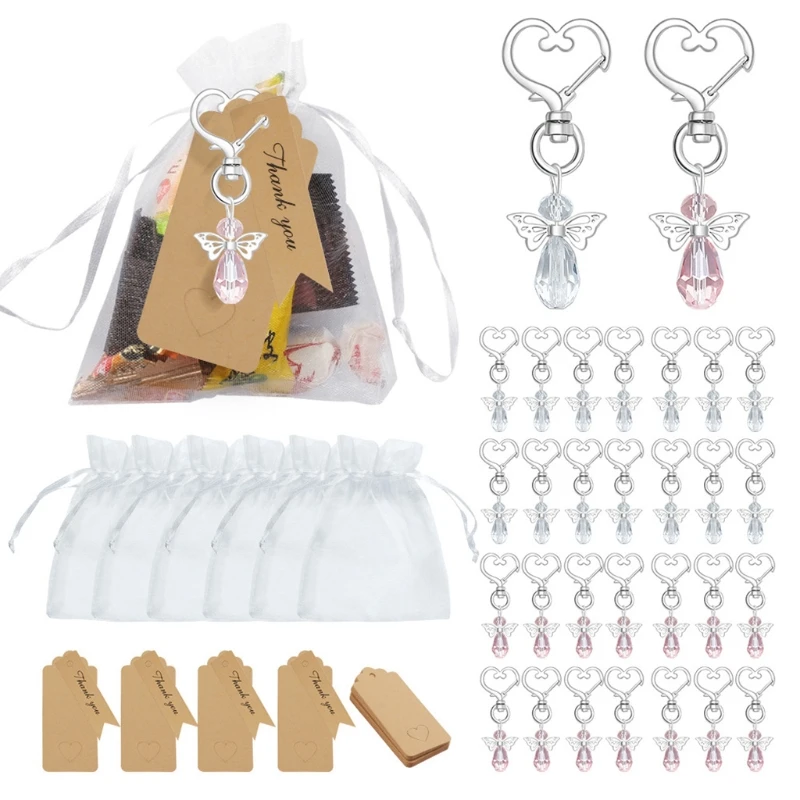 

Small Lucky Charms Favors Guardian Angel Keychains Small Lucky Charms Favors for Religion Decoration Wedding, Baptism