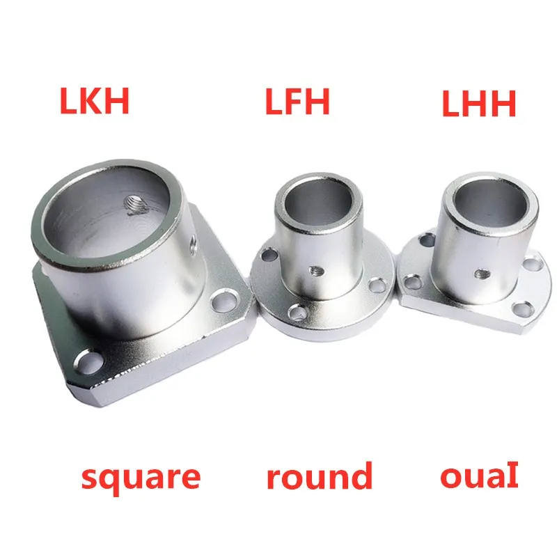 

Guide shaft support base optical axis support seat round flat flange optical axis mount 8 10 12 15 16 20 25 30 35 40 50