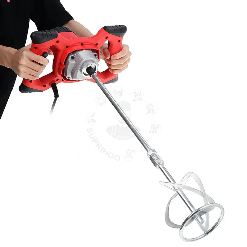 

220 В станок для перемешивания пудры шпатлевки промышленного класса смеситель 2100 Вт ЕС 6 Скоростной смеситель для краски цемента штукатурног...