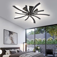 modern led ceiling light indoor home luxury for living room bedroom dining room surface mounted lights fixture black decoration