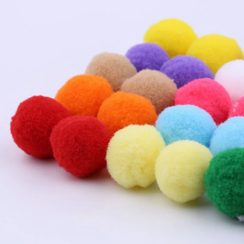 Мини-платье из пышного мягкого Pom Poms помпонами ручной работы для детей игрушки