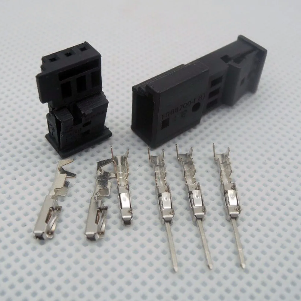 10 комплектов автомобильный 3 контактный разъем папа и мама штекер для