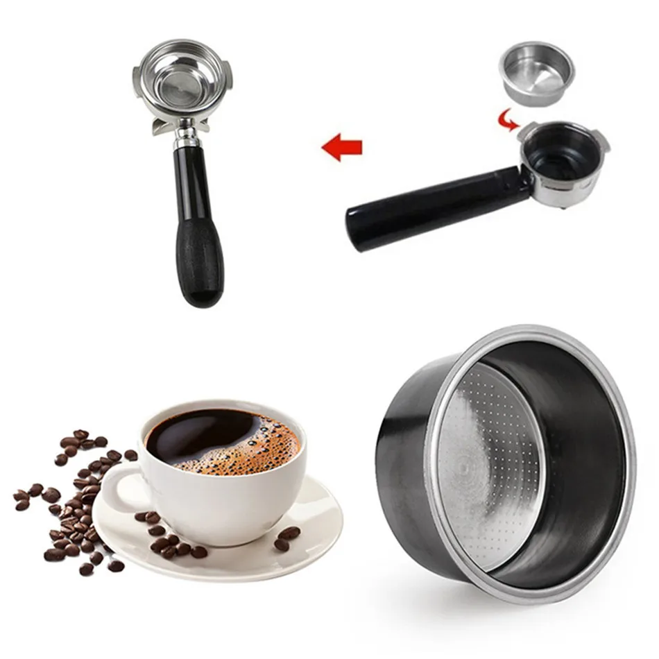Чашка для кофе SEAAN 51 мм корзина фильтров без давления Breville Delonghi Krups кухонные