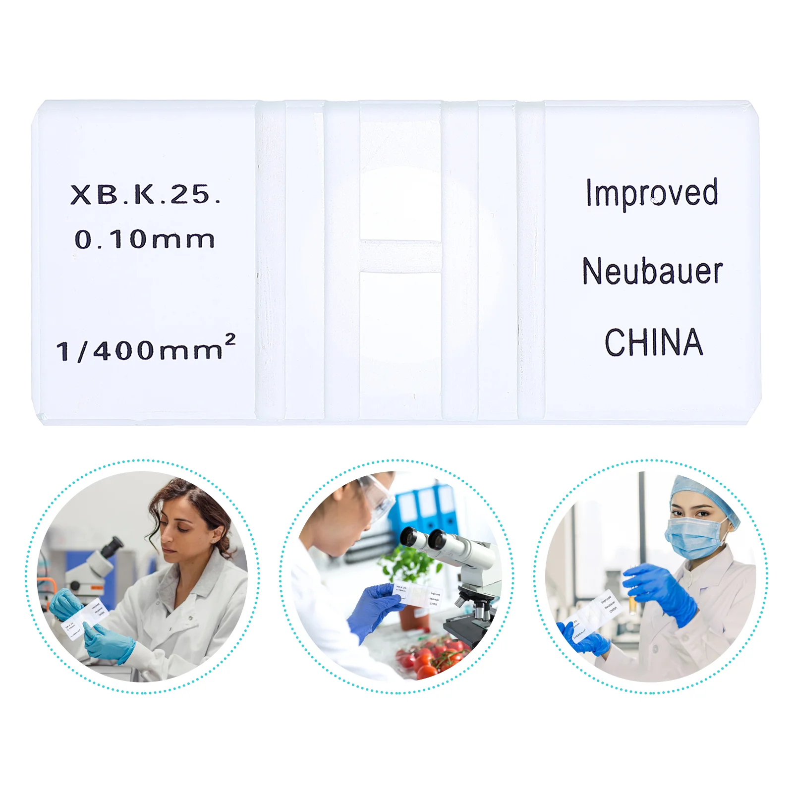 

1 Pc Hemocytometer Improved Blood Counting Chamber Cell Counting Chamber