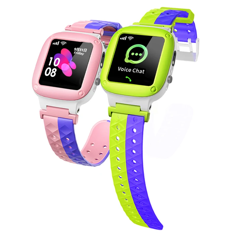 Детские Водонепроницаемые Смарт часы LBS + WIFI трекер SOS звонок умный мониторинг
