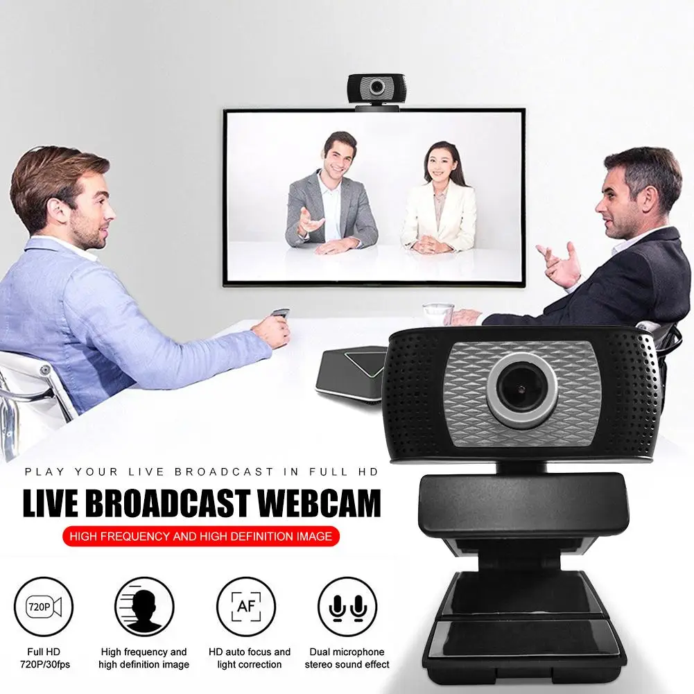 

Mini USB Webcam PC Digital Universal HD Webcam With Noise Reduction Microphone For Video Recording Live Broadcast