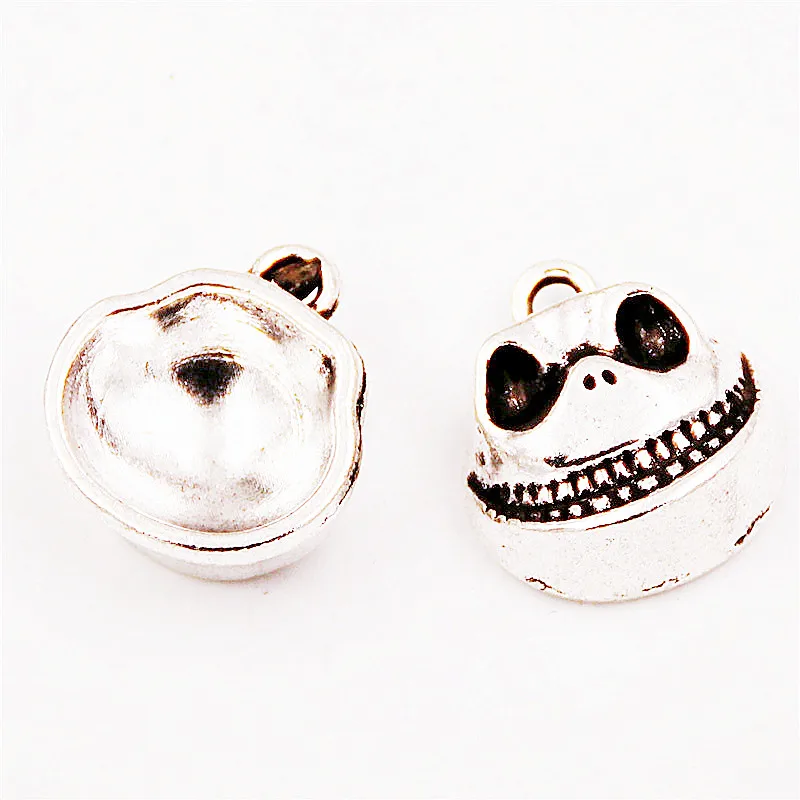 8 шт. посеребренное 3D Смешное выражение лица клоуна в стиле хип-хоп ожерелье