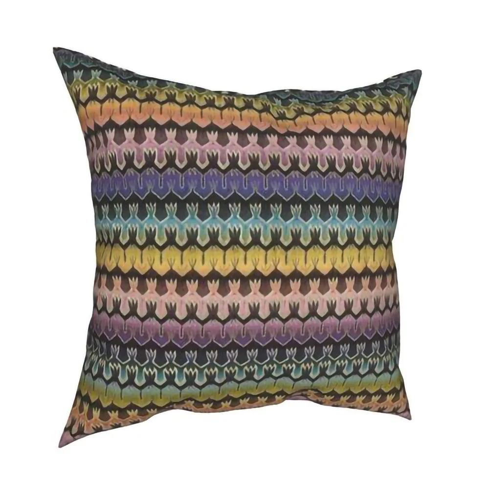 Home Decor Zig Zag Zigzag Chevron Pillowcase Pattern Zipper Throw Pillow Case for Car Cushion Cover 45x45 | Дом и сад