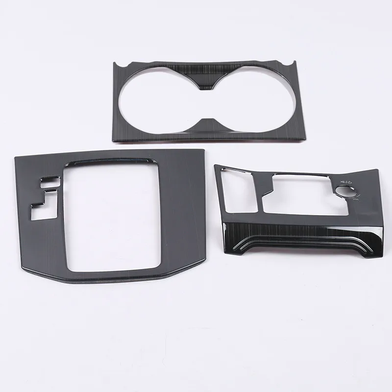 

For Mazda CX-5 CX5 Accessories 2017-2020 Center Console Water Cup Holder Panel Trim Cover Interior Mouldings Car Styling