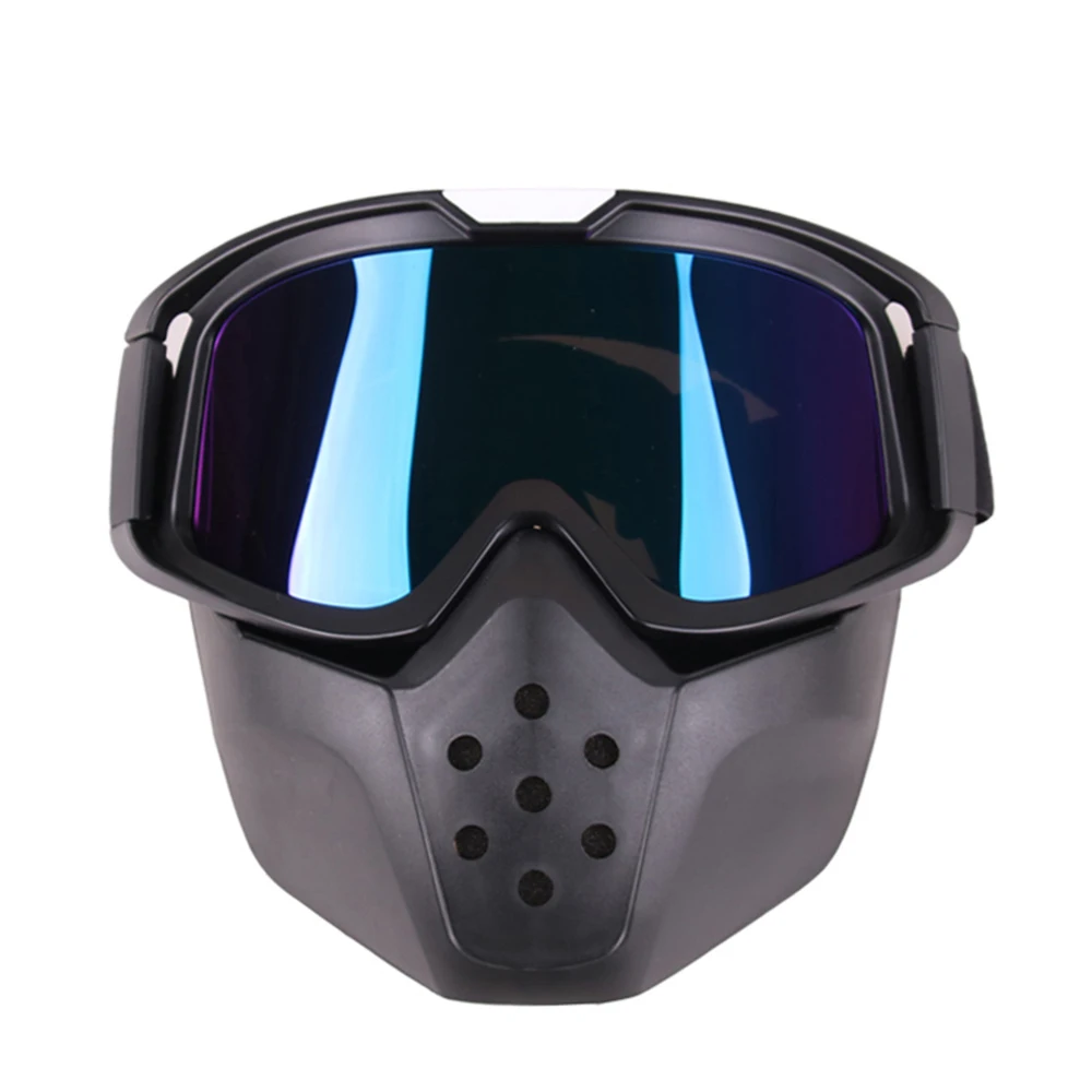На открытом воздухе линзы мотоциклетные очки маска для мотокросса лица съемный