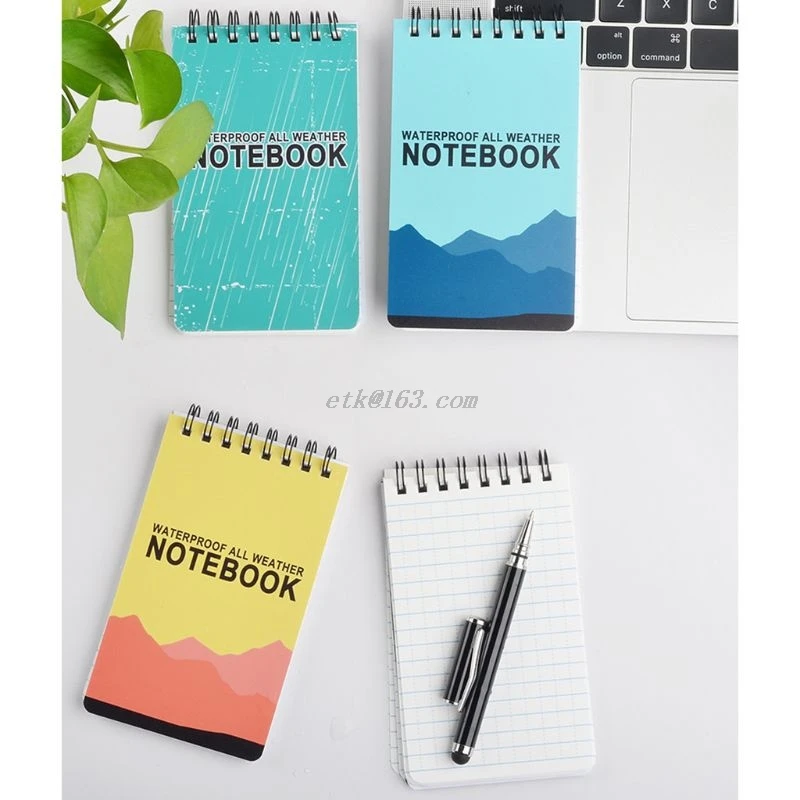 

Waterproof Notepad Language Learning Coil Book Vocabulary Diary Notebook Travel