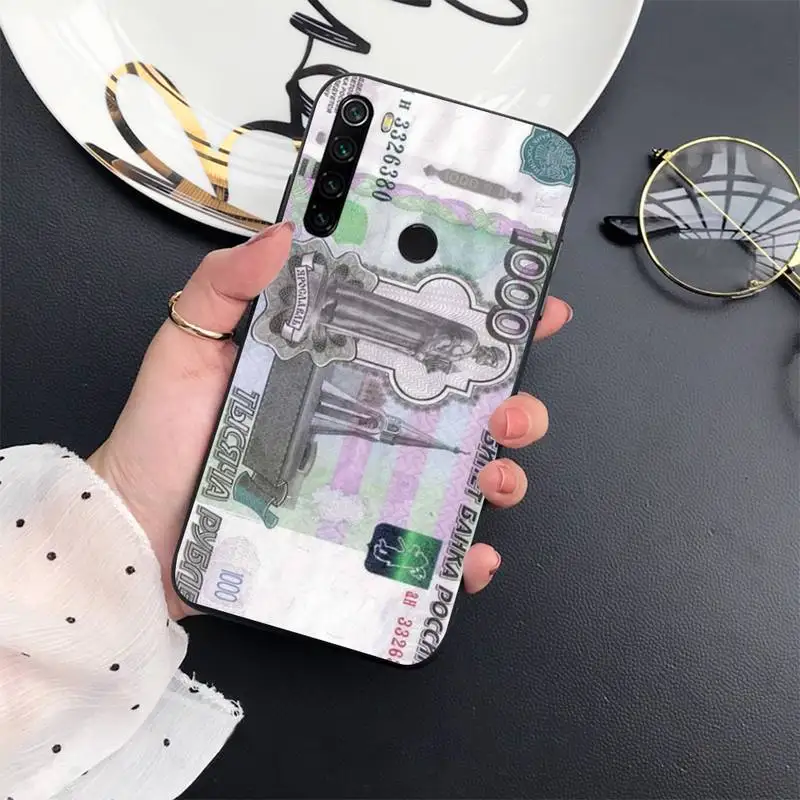 

Russian Ruble Currency Money Phone Cases For Xiaomi Redmi 7 8 9t a3Pro 9se k20 mi8 max3 lite 9 note 9s 10 pro