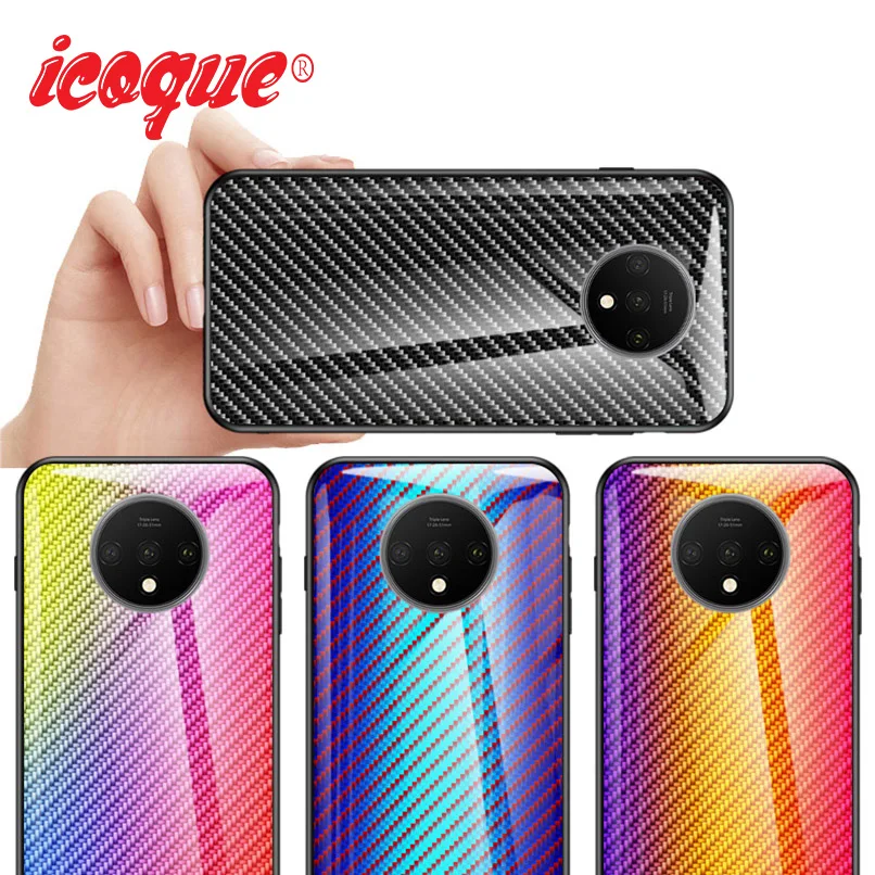 Чехол из закаленного стекла для Oneplus 7t 7 Pro 6 оригинальный защитный чехол на 360