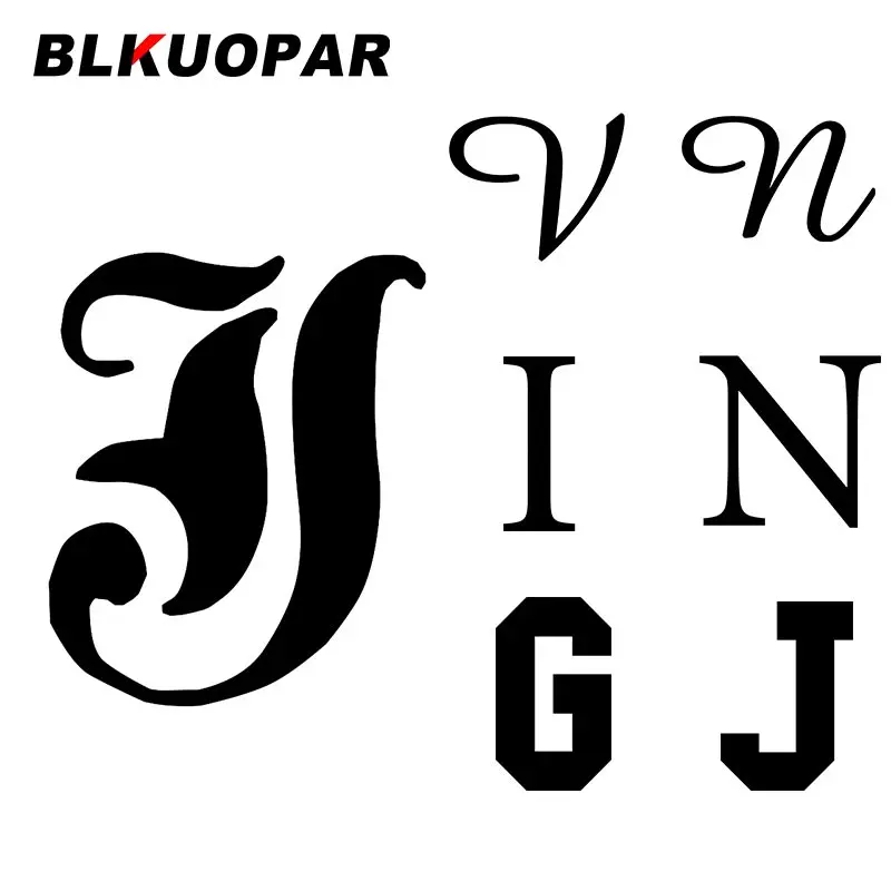 

Наклейки на автомобиль BLKUOPAR с надписью «Old English Art»