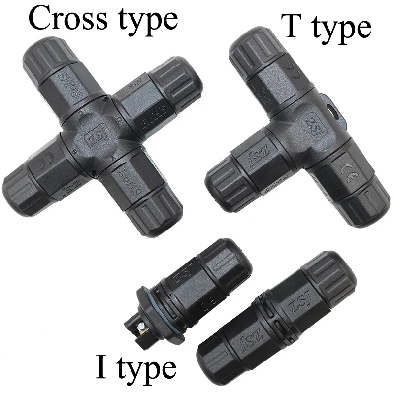 IP68 Водонепроницаемый винт соединителя assembb светодиодный водонепроницаемый