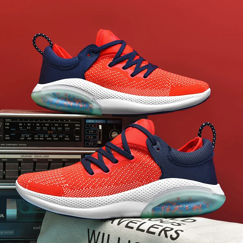 

Мужские кроссовки для бега, прогулочная обувь, на шнуровке, удобсветильник кие кеды