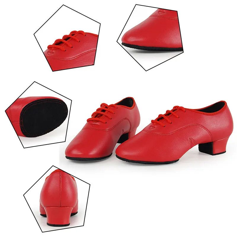 HROYL Latin Dance Shoes for Unisex Men Women Girls Ballroom Modern Tango Jazz Dancing Performance Shoes Boy Salsa Wholesale