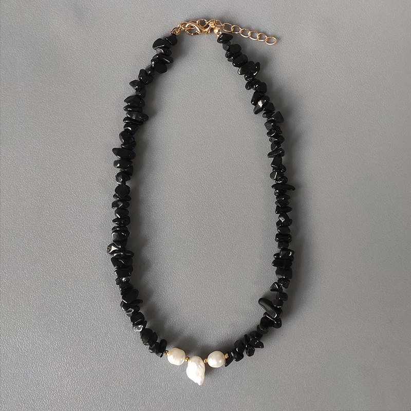 

Модное ожерелье из натурального камня 2020, новый тренд, богемное ювелирное изделие, необычный дизайн, женские изысканные аксессуары, чокер в ...