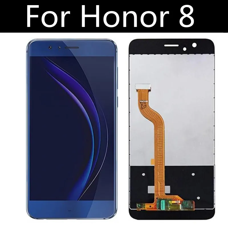 С рамкой для Huawei honor 8 lcd FRD-L19 FRD-L09 ЖК-дисплей + сенсорный экран дигитайзер сборка