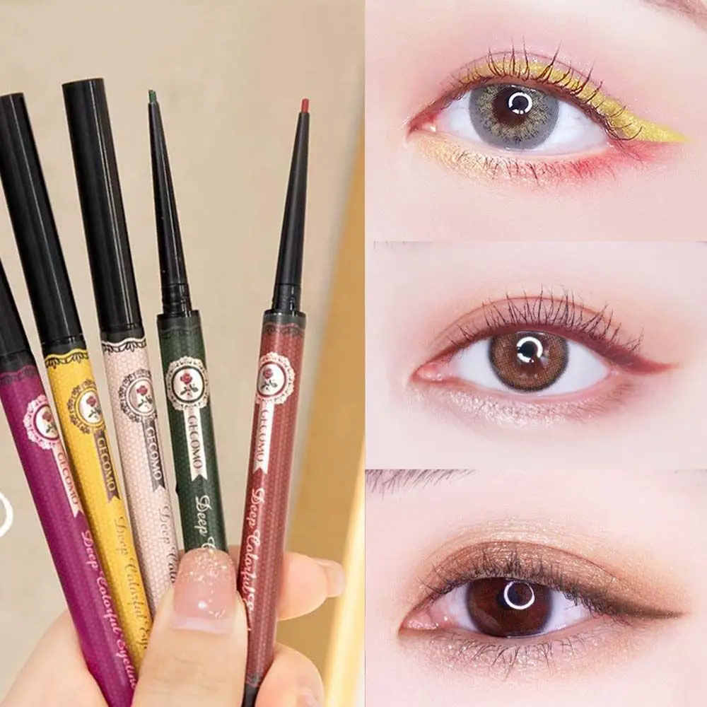 

Цветная жидкая подводка для глаз, макияж глаз, водостойкая Стойкая подводка для глаз, легко носить, макияж глаз, коричневые, фиолетовые, сини...