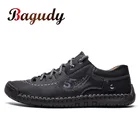 Мокасины мужские из спилка, удобная повседневная Уличная обувь, плоская подошва, Мокасины, размеры 46, весна-лето