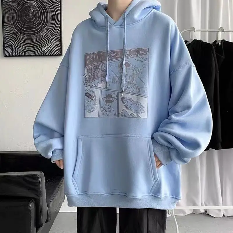 

Hip hop men hoodies joggers jacket Korean fashion new punk sport coat pullover Gothic full sleeve hoodie Y2k all-match clothes