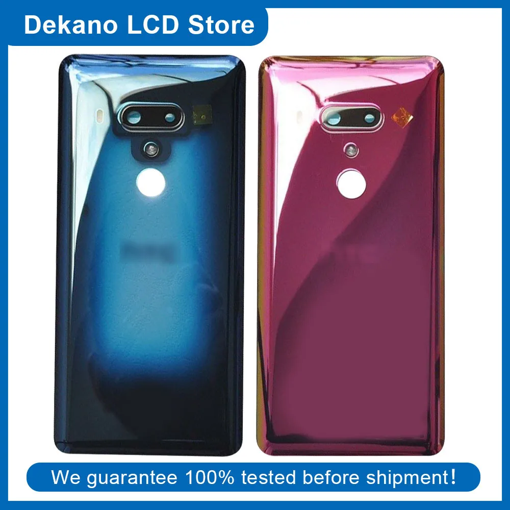 

Задняя крышка батарейного отсека для HTC U12 Plus U12 + задняя крышка корпуса телефона замена корпуса с объективом камеры