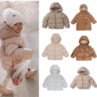 enkelibb child brand winter down coats ks brand designer warm tops with zip cherry cat lemon pattern 95 duck down