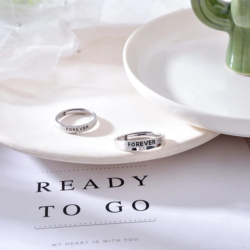 Мужское и женское кольцо для влюбленных с эффектом пуш-тяги | Украшения