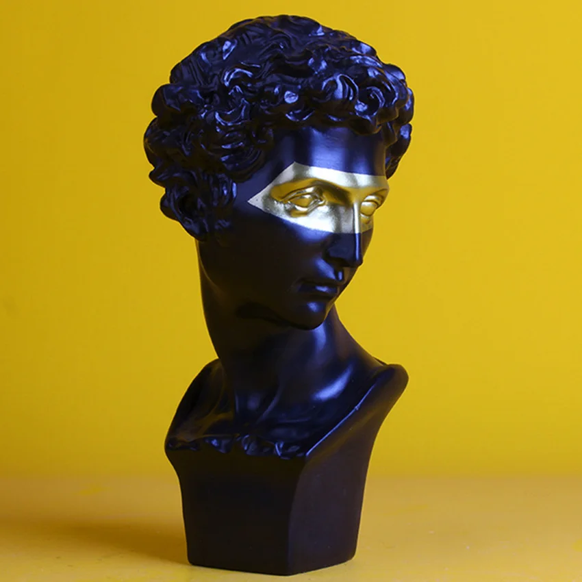 giuliano medici statue david resin statues for decoration david head sculpture figurine nordic decoration home accessories free global shipping