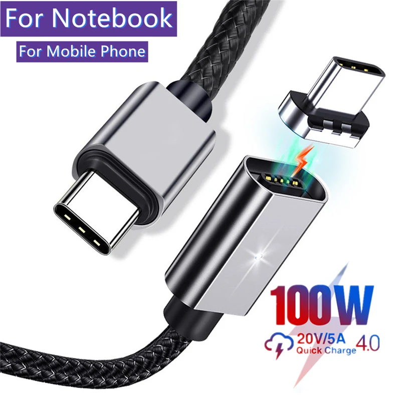 

100W USB C To USB Type C Cable USB C PD Fast Charging Charger Wire Cord For Macbook Notebook Laptop Samsung S20 Xiaomi mi10 1M