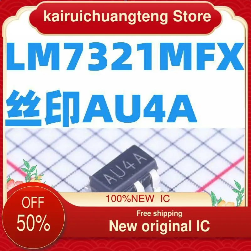 

(1 шт.) LM7321MFX/NOPB LM7321MF SOT-23-5 AU4A новый оригинальный IC