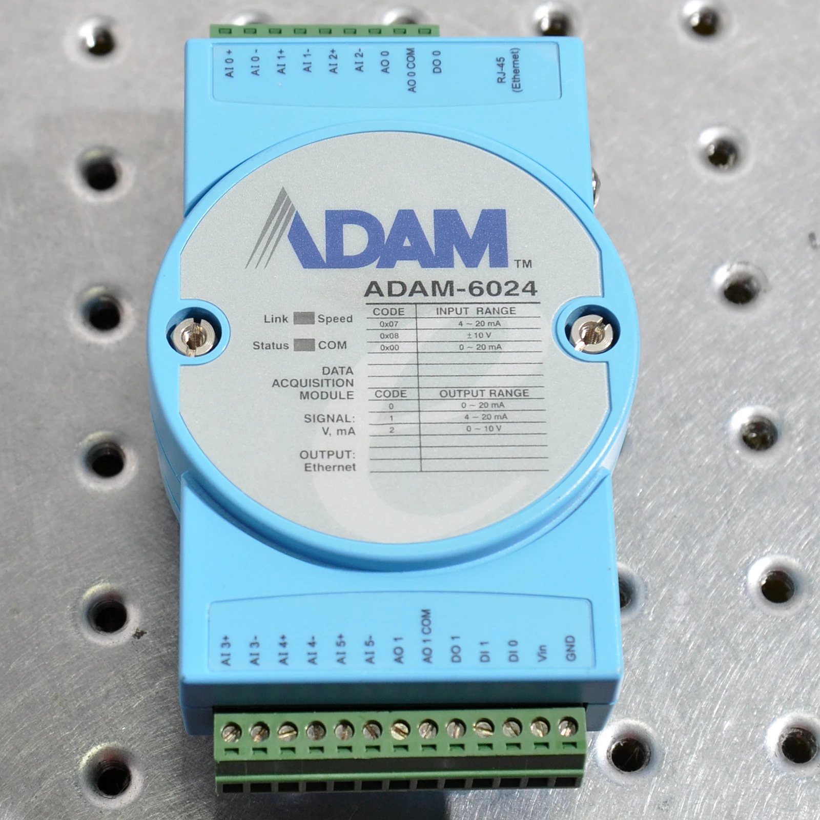 Advantech adam 6024 поддерживает 12 каналов MODBUS изолированный универсальный модуль