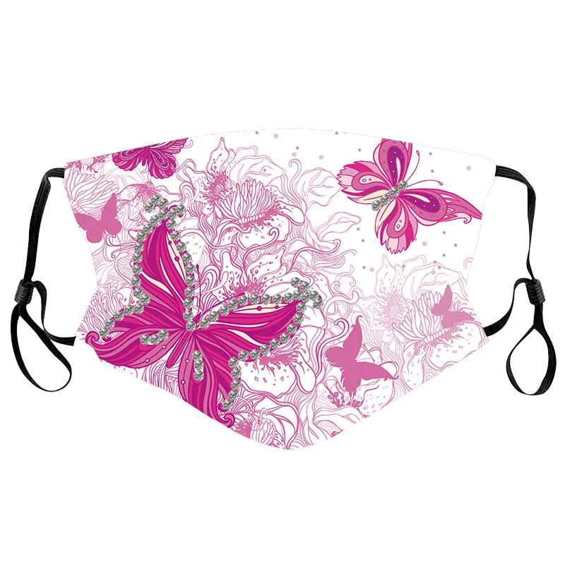 

1pc Adult jewelry Face Mask Skin Care Fashion Transparent Lip Masks With Window Visible Mascarillas Face Cover Mouth Muffle