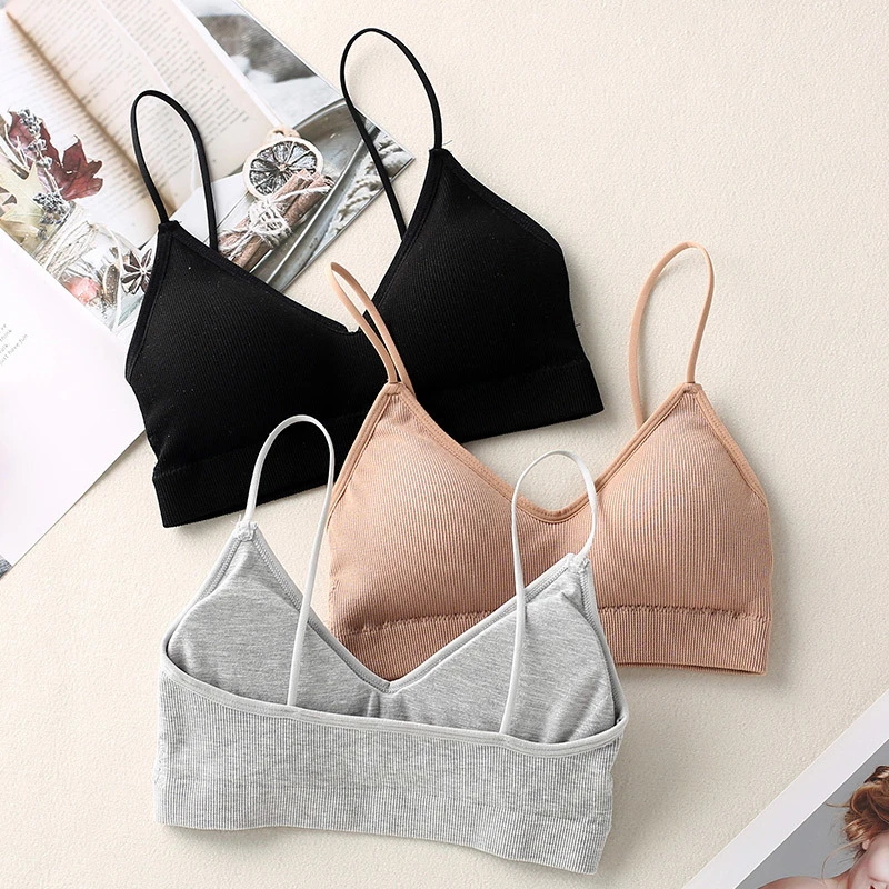 Seamless Sports Bra Sexy Sport Top Women Tops Push Up Underwear Running Yoga Bralette V Neck Brassiere Femme | Спорт и развлечения