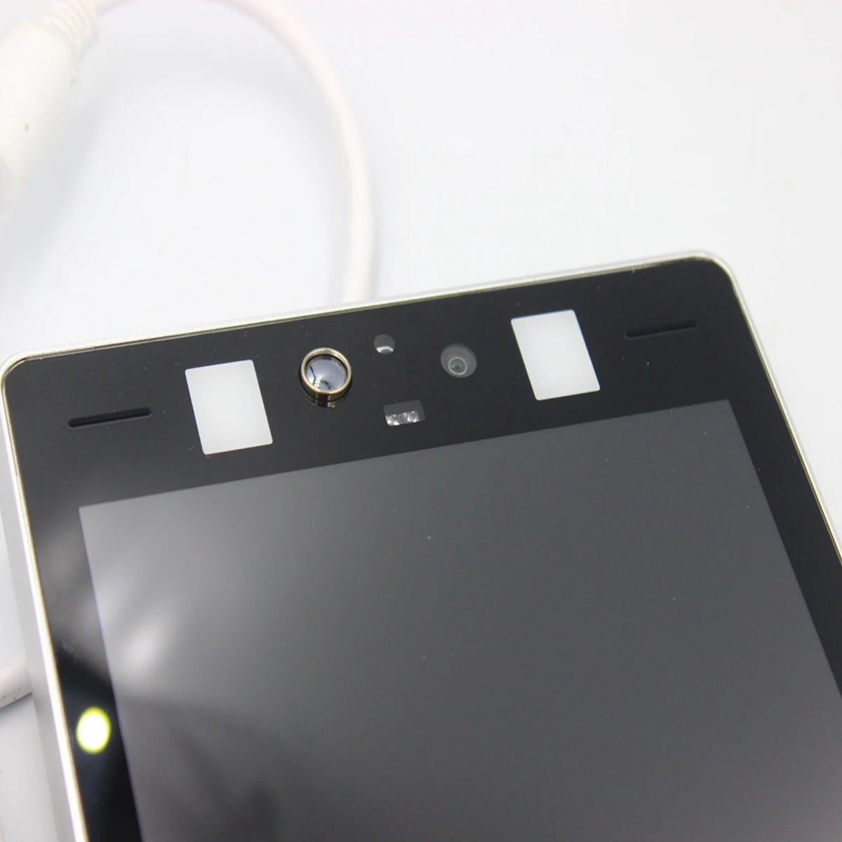 Korean software Language 8 inch TCP/IP Dynamic face recognition Thermal camera access control 50000 faces temperature measuring