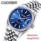 CADISEN C8053 механические часы Для мужчин Чайка 8213 Movt автоматические Для мужчин часы 50 м Водонепроницаемый Наручные часы relogio masculino