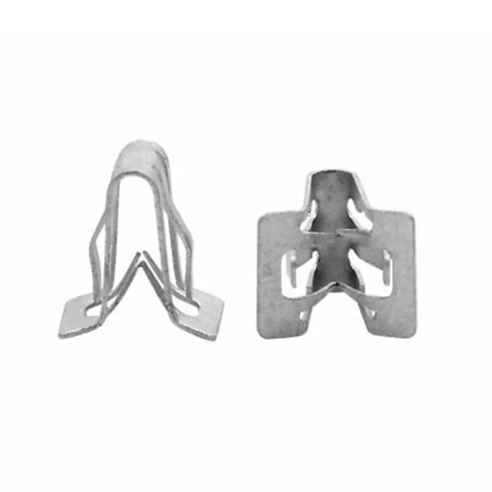 

Metal Retainer Clip Replacement Silver Vehicle 10pcs/kit Accessories Durable