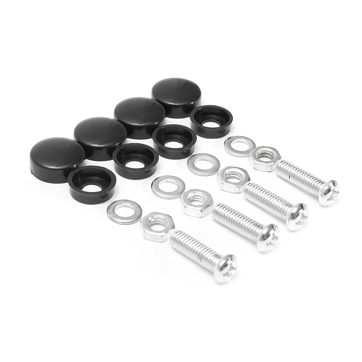 4 комплекта черные защитные крышки для болтов|Гайки и болты| |