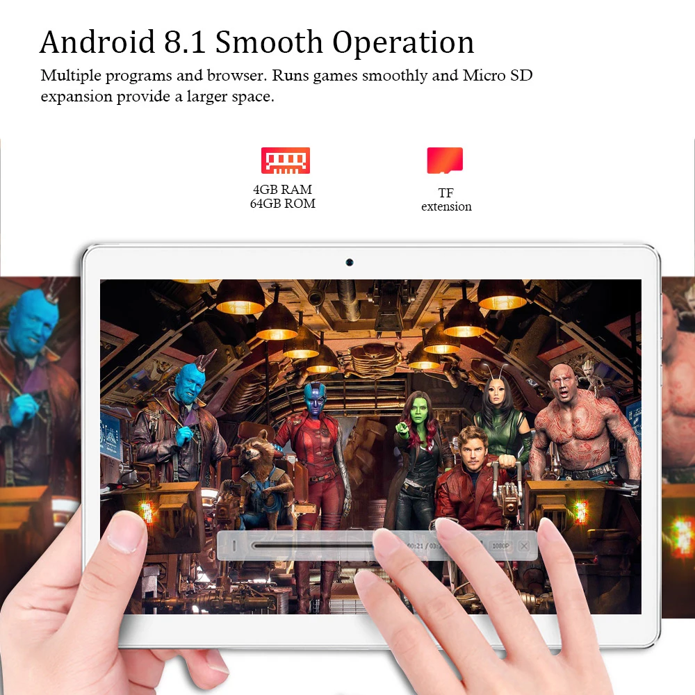 

ANRY X20 10.1 inch Tablet MT6797T X25 Deca Core Tablet Android 8.1 Split Screen 4G Lte Phone 4GB RAM 64GB ROM Android Tablet pc