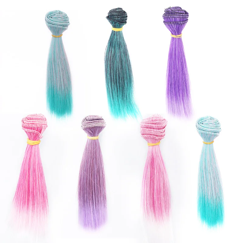 

Парик для шарнирных кукол, 15*100 см, разные цвета